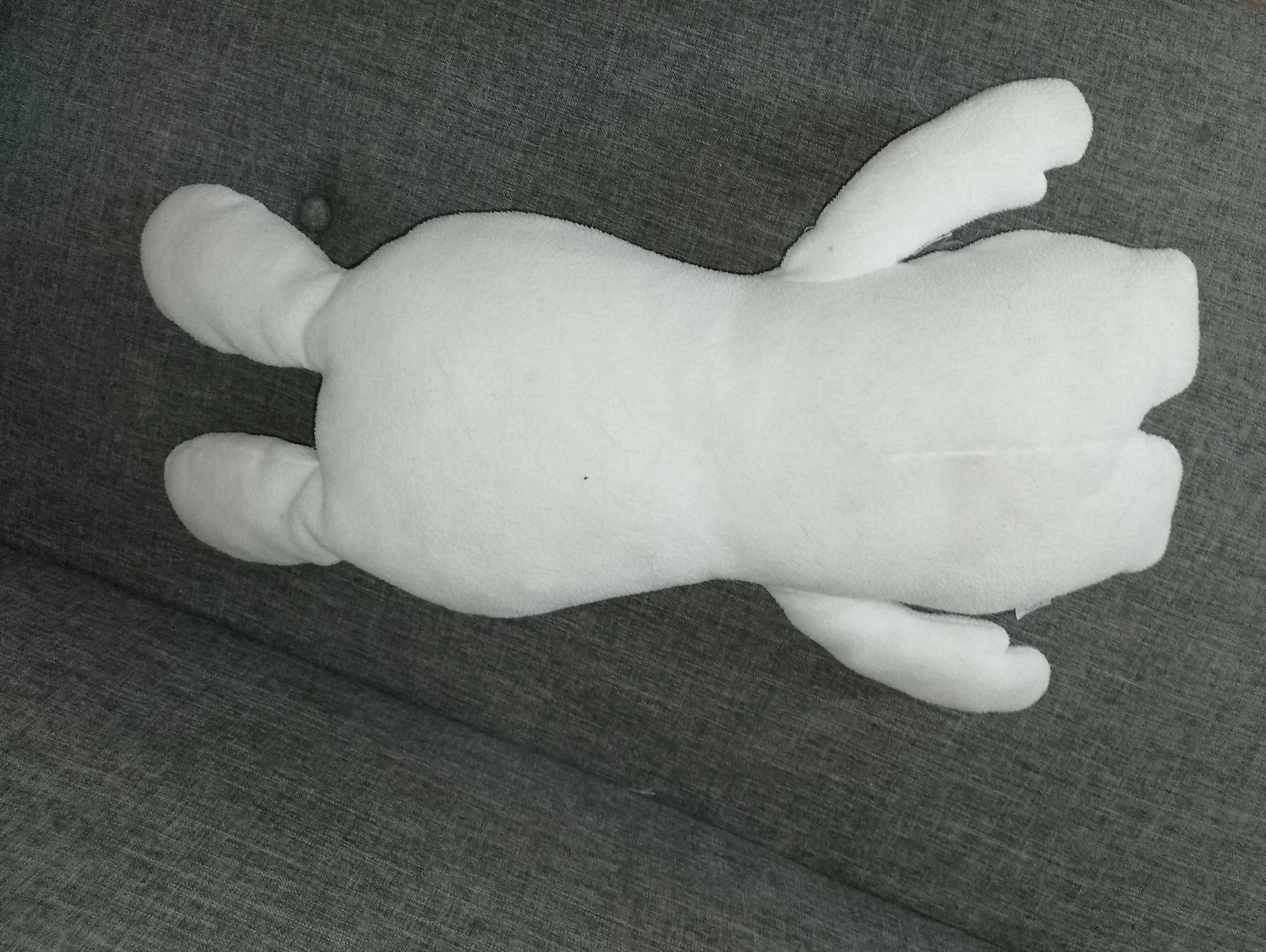 Pelúcia grande de Coelhos Crétinos Ubisoft branca de 60 cm – photo 6